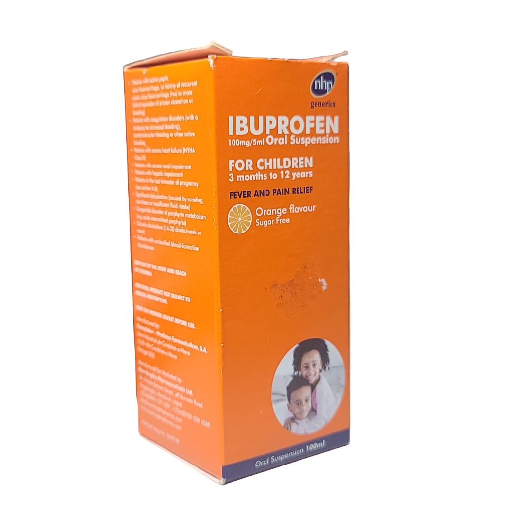 Paraprofen IBUPROFEN ORAL SUSPENSION 100ml. - Vastovers Retail Store For Drugs ...