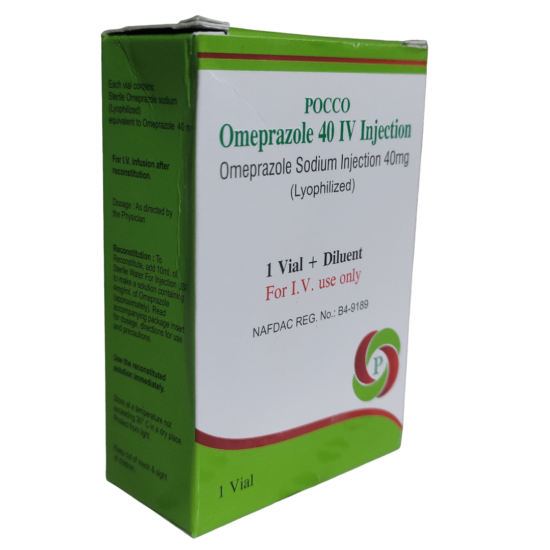 omeprazole and b12 injections POCCO (Omeprazole 40 IV Injection 1 Vial + Diluent)