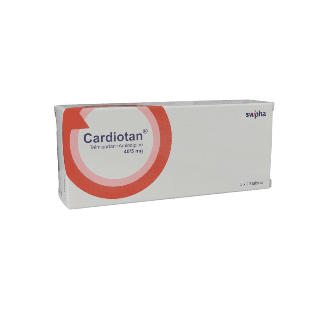 CARDIOTAN (Telmisartan 40mg + Amlodipine 5mg) x 30 TABLETS. - Vastovers ...