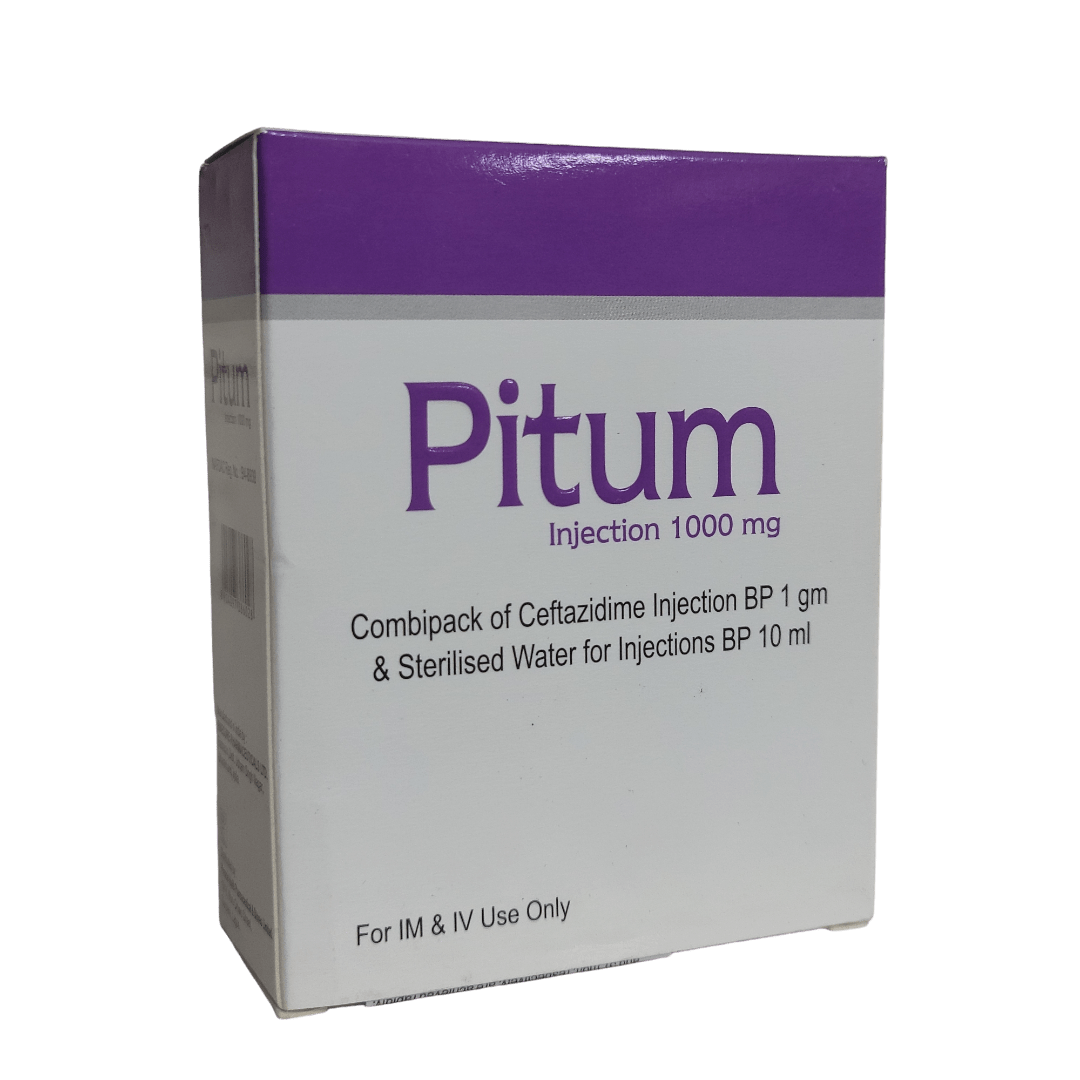 PITUM CEFTAZIDIME (Ceftazidime 1000mg) IV/IM INJECTION. - Vastovers ...